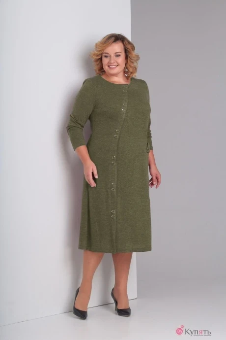 Платье Diamant 1337 олива #1