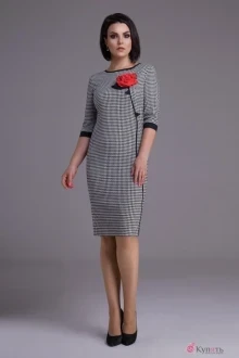 Платье JeRusi 1679 гусиная лапка