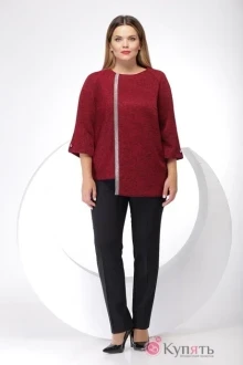 Брючный костюм Карина Делюкс В-31 красный