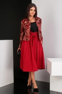 Юбочный костюм Мода-Юрс 2400 красный