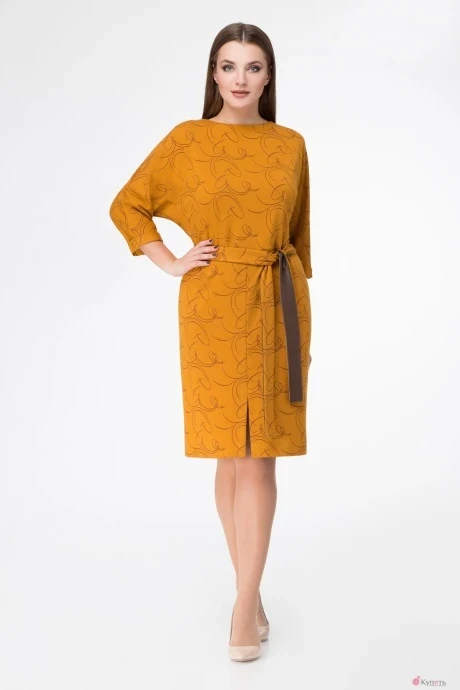 Платье Gold Style 2232 горчица #1
