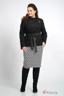 Юбочный костюм ALANI COLLECTION 781 крупный ромб