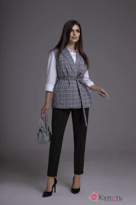 Брючный костюм DilanaVIP 1239 тёмно-зеленый #1