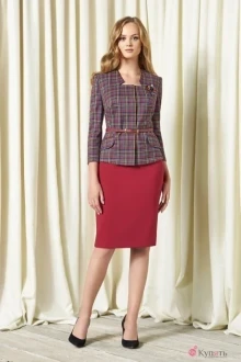 Юбка Bazalini 3359 бордо