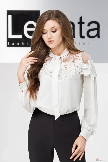 Блузка, туника, рубашка LeNata 11883-1 молочный #1