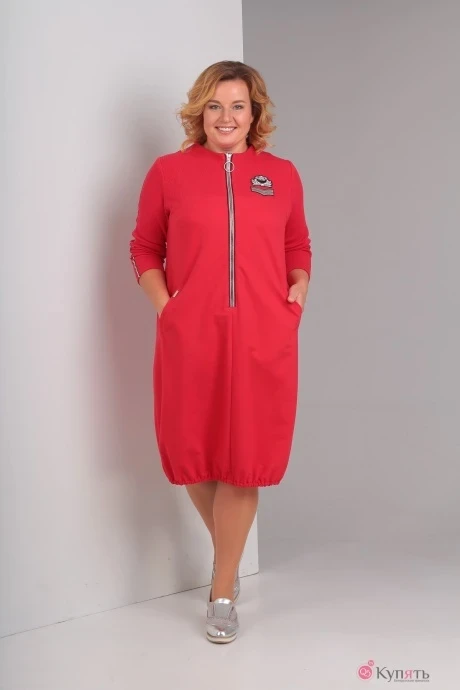 Платье Diamant 1352 красный #1
