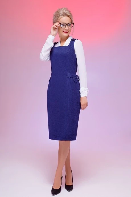 Сарафан Euromoda 179 синий #1