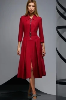 Платье DILIA 0174-2 бордо