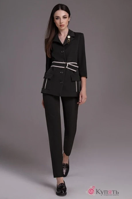 Брючный костюм DilanaVIP 0035 темно-зелёный #1