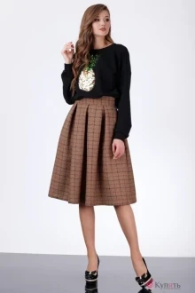 Юбка Ладис Лайн 1003/2 клетка