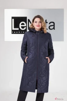 Пальто LeNata 11964 тёмно-синий