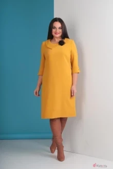 Платье Anastasia Mak 557 горчица