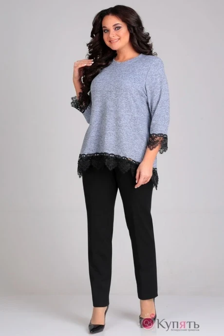 Блузка, туника, рубашка Таир-Гранд 62240 серо-голубой #1