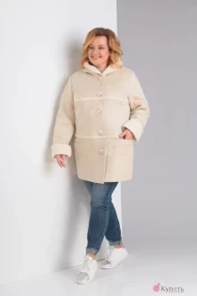 Пальто Diamant 1379 молочный