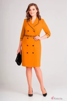 Платье Асолия 2376 горчица