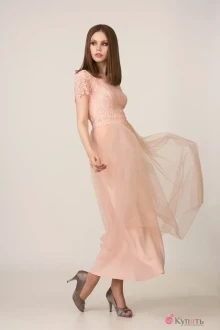 Платье Rosheli 490 пудра