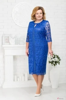 Платье Нинель Шик 2183 василёк
