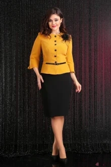 Юбочный костюм Мода-Юрс 1763 горчица