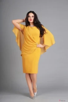 Платье Anastasia Mak 573 горчица