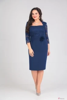 Платье Anastasia Mak 574 светло-синий