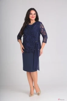 Платье Anastasia Mak 567 синий