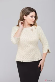 Блузка, туника, рубашка Дали 3216 жёлтая