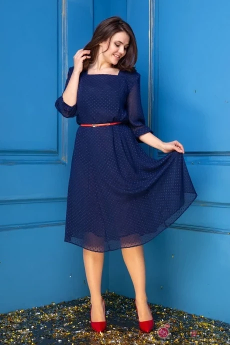 Платье Anastasia 245 синий #1