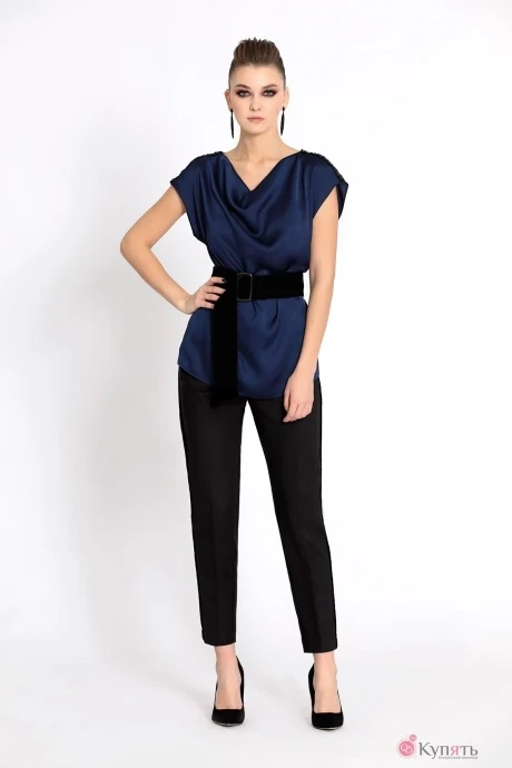 Блузка EOLA 1593 синий #1