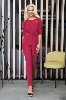 Брючный костюм DilanaVIP 1226 малина