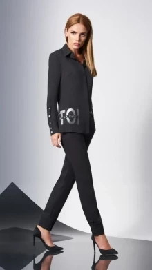 Блузка, туника, рубашка *Распродажа DiLiaFashion 0145-1 черный