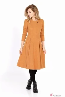 Платье УТИЛЬ PiRS 550 горчичный