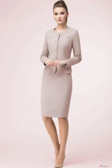 Юбочный костюм LeNata 21990 беж
