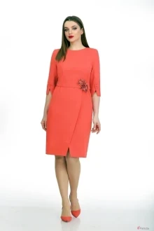Платье Мишель Стиль 749 лосось
