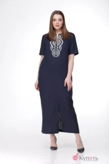 Платье MALI 473 тёмно-синий