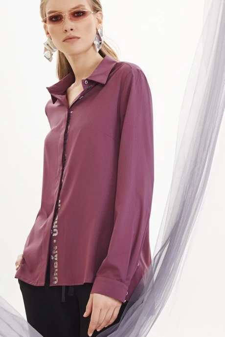 Блузка, туника, рубашка DILIA 0144-1 фиолетовый #1