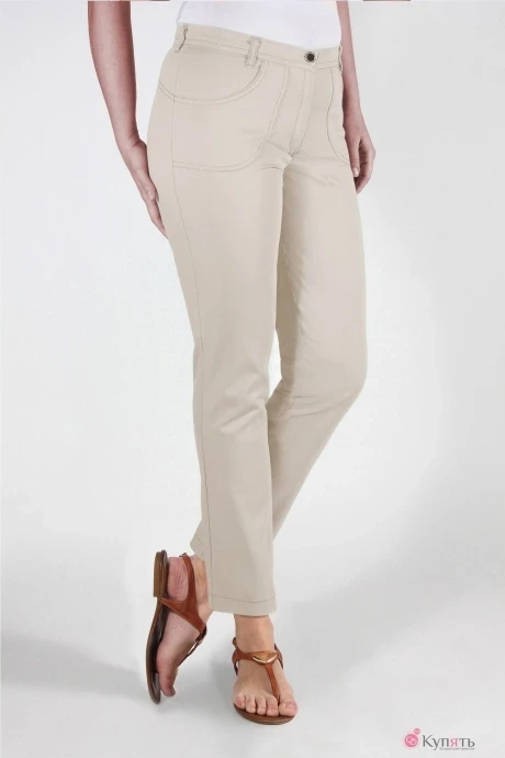 Джинсовые брюки Mirolia 205 бежевый #1