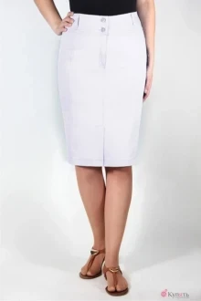 Джинсовая юбка Mirolia 311 белый