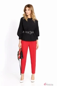 Брючный костюм УТИЛЬ PiRS 619 чёрный/красный