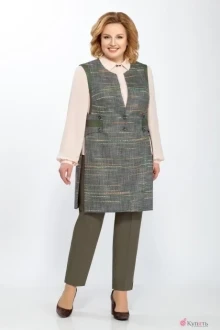 Брючный костюм Bagira 471 зеленый 2-ka