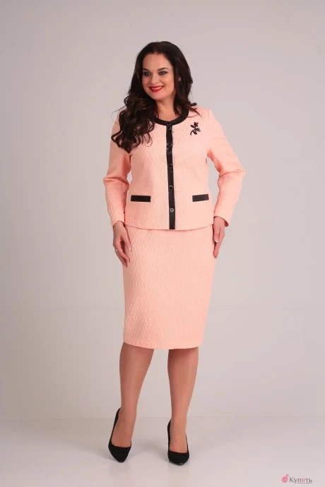 Юбочный костюм Anastasia Mak 595 пудра #1