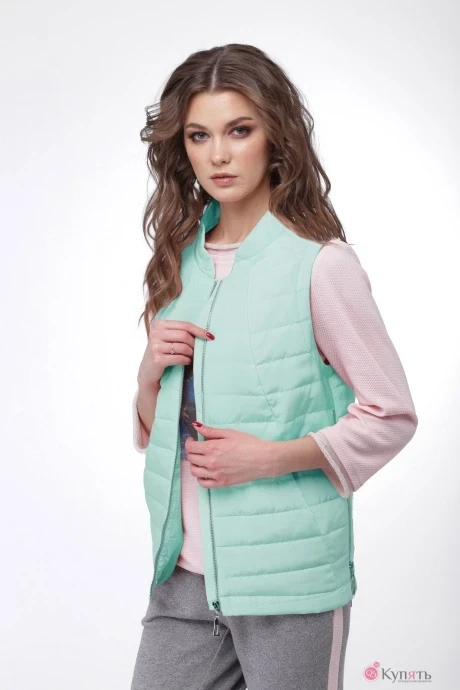 Жилетка Магия Моды 1133 бирюза #1