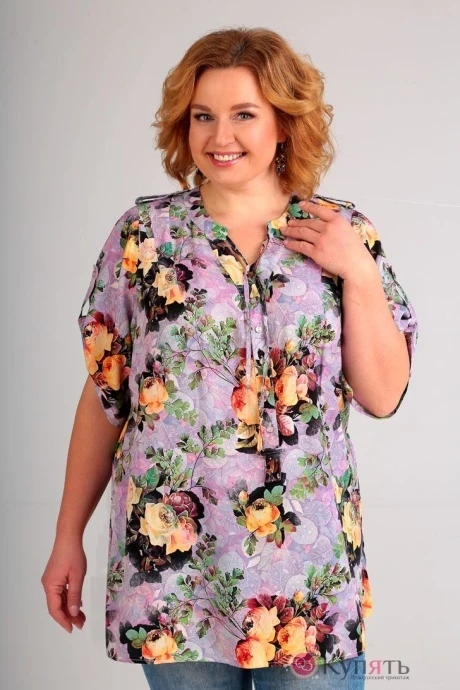 Блузка, туника, рубашка Таир-Гранд 6210 сиреневый #1