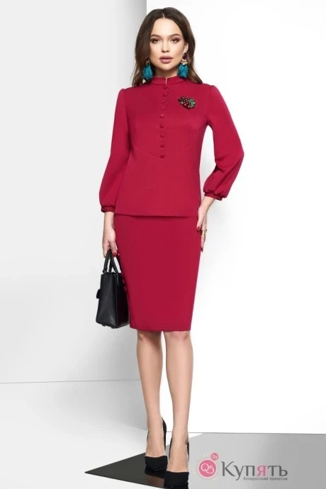 Юбочный костюм Lissana 3619 малина #1