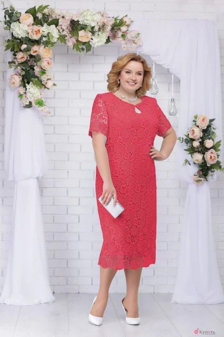Платье Нинель Шик 5700 малина #1