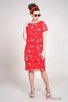 Платье ALANI COLLECTION 885 красный