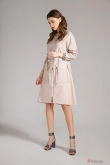 Пальто Магия Моды 1204 пудра