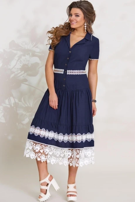 Платье Vittoria Queen 8053 синий #1