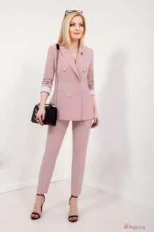 Брючный костюм Azzara 569 Ппыльная роза