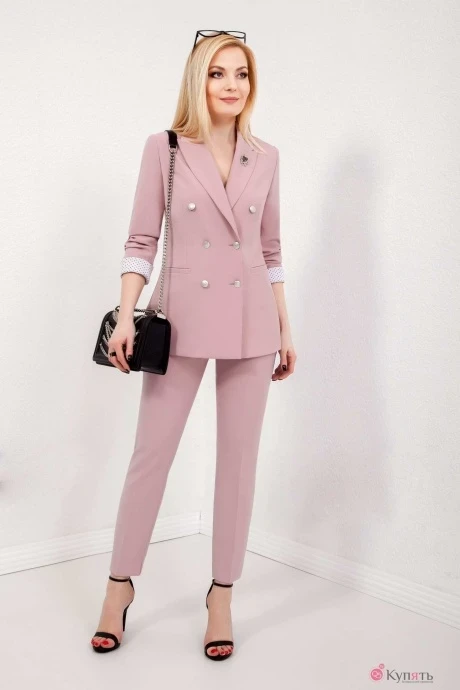 Брючный костюм Azzara 569 Ппыльная роза #1