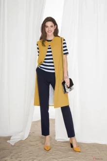 Брючный костюм Lokka 479 пряная горчица